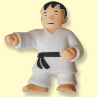 Karate Man Stress reliever toy